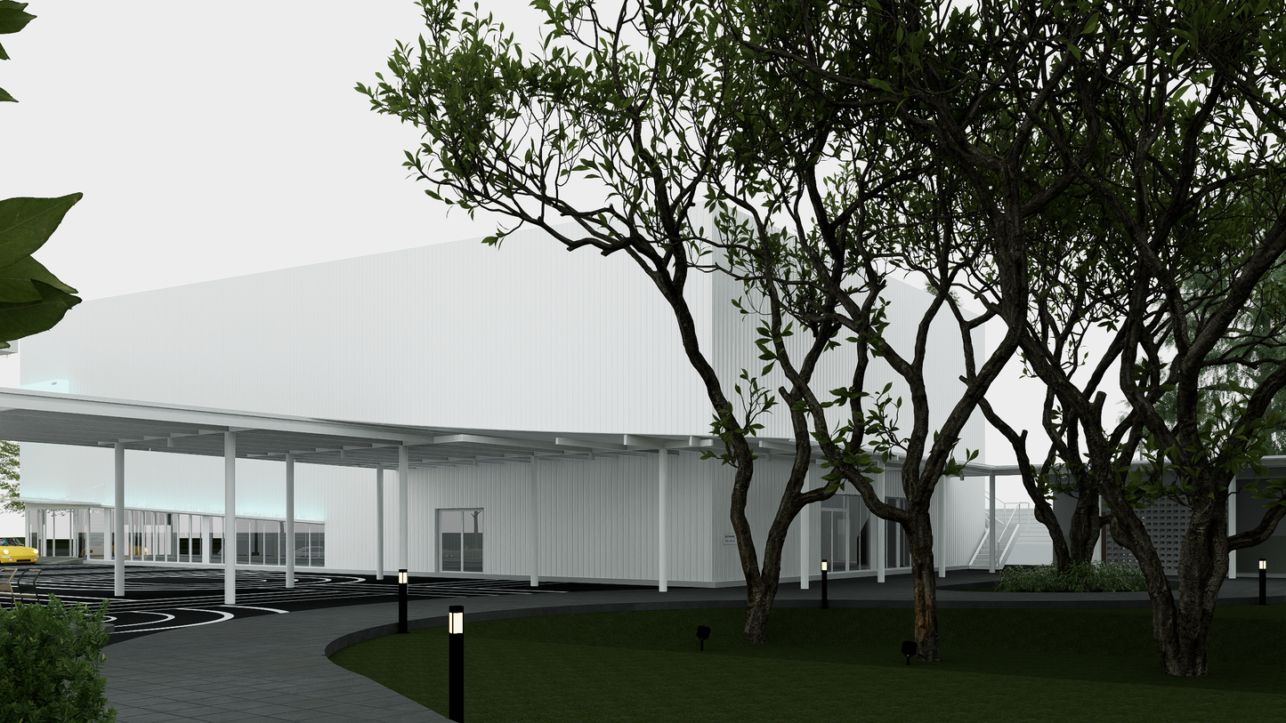 Warehouse and Garden : พื้นที่ให้บริการเอนกประสงค์ Warehouse + Garden Court A