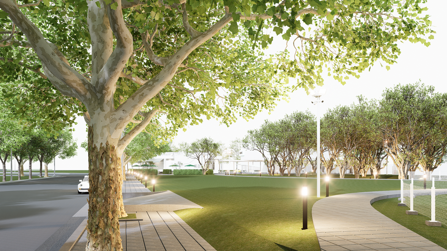 FULL GARDEN ZONE : พื้นที่ให้บริการเอนกประสงค์: พื้นที่สีเขียวทั้งหมดของโครงการ